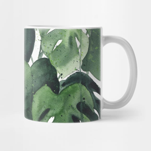 Abstract Monstera by Gush Art Studio 1